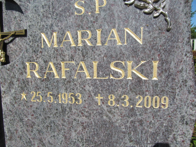 Marian Rafalski 1953 Łasin - Grobonet - Wyszukiwarka osób pochowanych