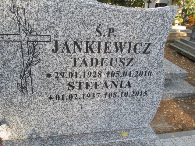 Tadeusz Jankiewicz 1928 Łasin - Grobonet - Wyszukiwarka osób pochowanych