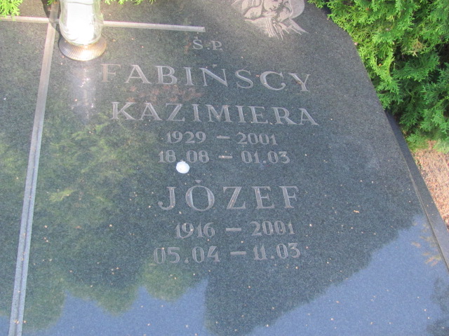 Józef Fabiński 1916 Łasin - Grobonet - Wyszukiwarka osób pochowanych