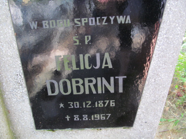 Felicja Dobrint 1876 Łasin - Grobonet - Wyszukiwarka osób pochowanych