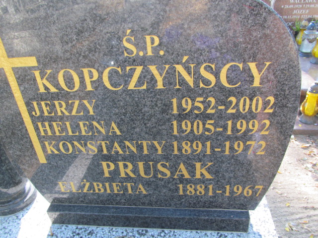 Elżbieta Prusak 1880 Łasin - Grobonet - Wyszukiwarka osób pochowanych