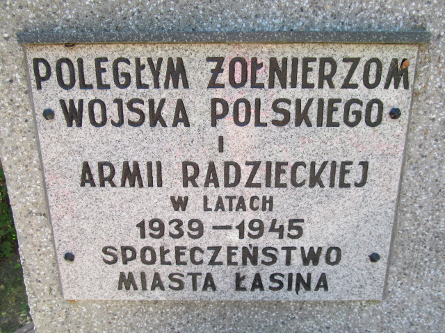  Pomnik Łasin - Grobonet - Wyszukiwarka osób pochowanych
