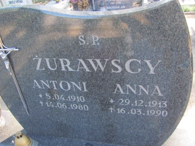 Antoni Żurawski 1910 Łasin - Grobonet - Wyszukiwarka osób pochowanych