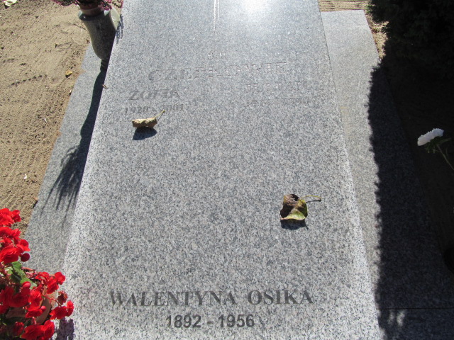 Walentyna Osika 1891 Łasin - Grobonet - Wyszukiwarka osób pochowanych
