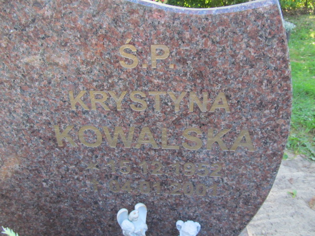 Krystyna Kowalska 1952 Łasin - Grobonet - Wyszukiwarka osób pochowanych