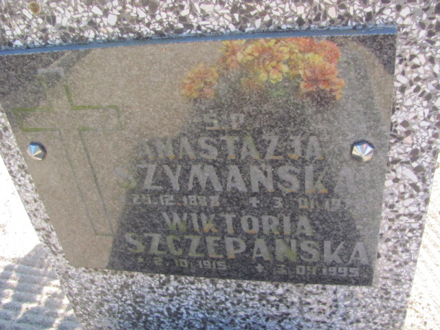 Anastazja Szymańska 1888 Łasin - Grobonet - Wyszukiwarka osób pochowanych