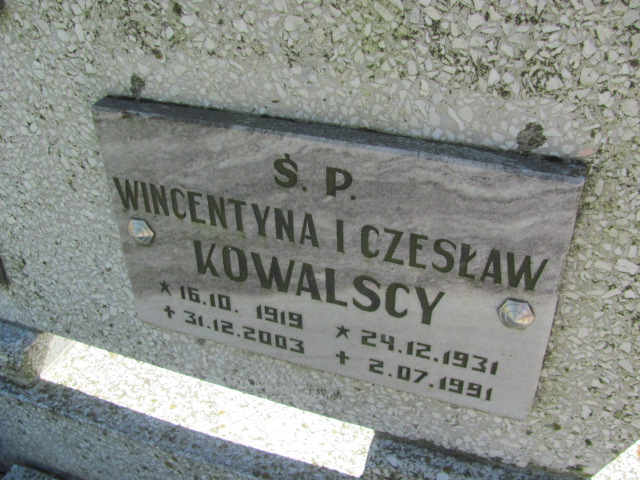Czesław Kowalski 1931 Łasin - Grobonet - Wyszukiwarka osób pochowanych
